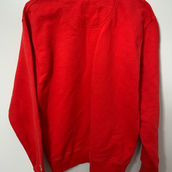 Men’s Authentic Champion Red Crewneck - Picture 2 of 3